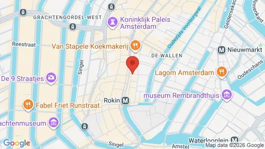 Lokaler til leie i Amsterdam Centrum – Bilde fra Google Street View