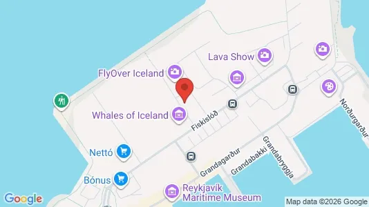 Gewerbeflächen zur Miete i Reykjavík Miðborg – Foto von Google Street View