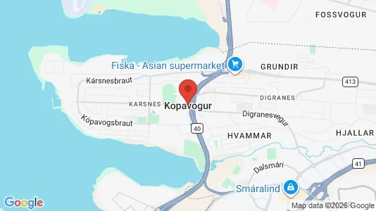 Office spaces for rent i Kópavogur - Photo from Google Street View