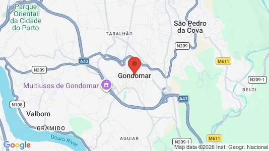Ladenlokale zur Miete i Gondomar – Foto von Google Street View