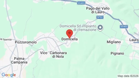 Büros zur Miete i Domicella – Foto von Google Street View
