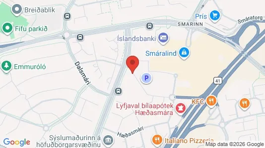 Lager til leie i Kópavogur – Bilde fra Google Street View
