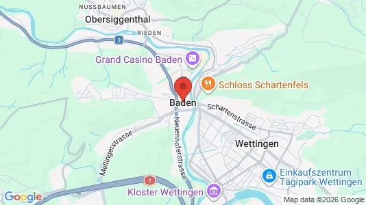 Lokaler til leie i Baden – Bilde fra Google Street View