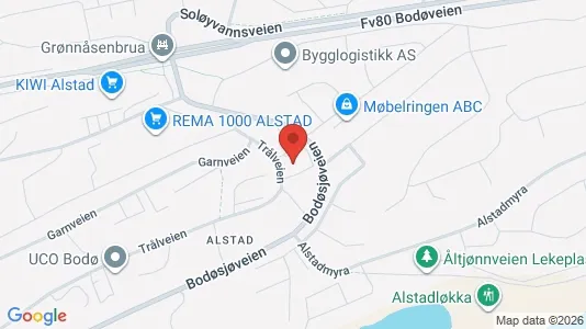 Liikekiinteistöt Vuokrattavana i Bodø - Kuva Google Street Viewstä