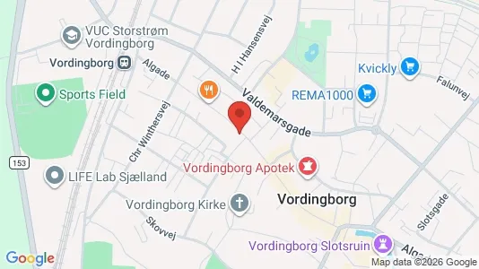 Liikekiinteistöt Myynnissä i Vordingborg - Kuva Google Street Viewstä