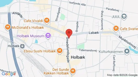 Kontorlokaler til leje i Holbæk - Foto fra Google Street View