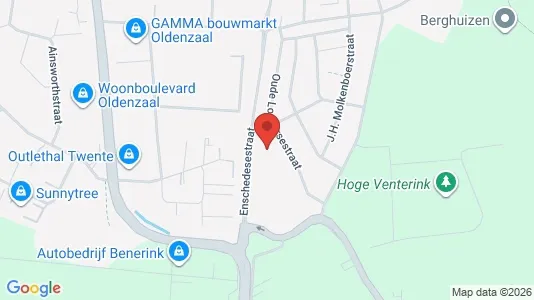 Lokaler til leie i Oldenzaal - kort over placeringen