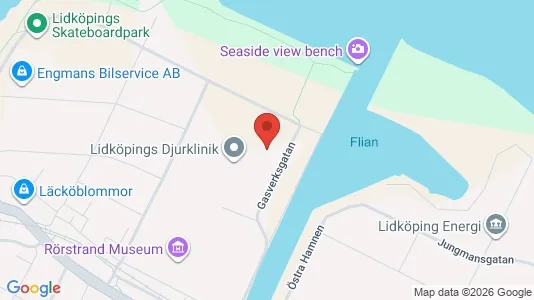 Propiedades comerciales En alquiler i Lidköping - Foto de Google Street View