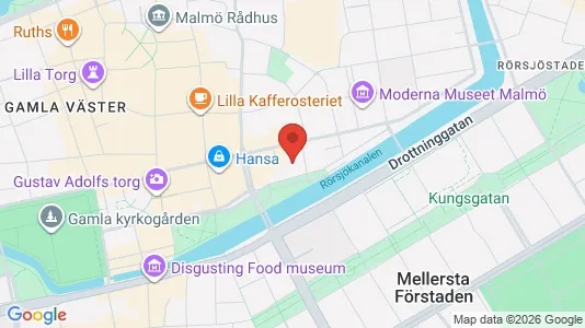 Kontorslokaler för uthyrning i Malmö Centrum – Foto från Google Street View