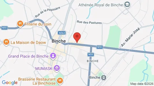 Bedrijfsruimtes te huur i Binche - Foto uit Google Street View