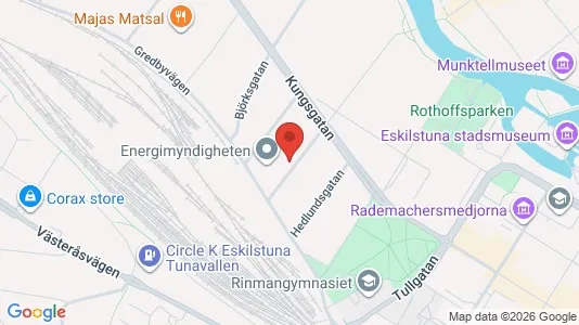 Kontorer til leie i Eskilstuna - kort over placeringen