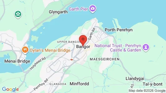 Lokaler til leje i Bangor - Gwynedd - Foto fra Google Street View
