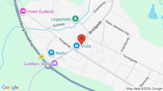 Commercial properties for rent i Tørring - kort over placeringen