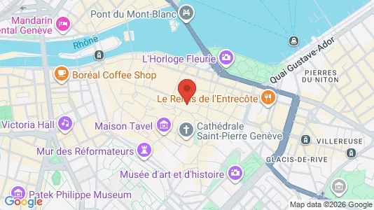 Kontorlokaler til leje i Geneve Centrum - Foto fra Google Street View