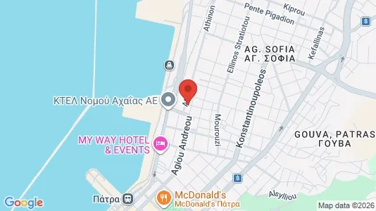 Lokaler til leie i Patras – Bilde fra Google Street View
