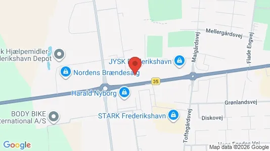 Magazijnen te huur i Frederikshavn - Foto uit Google Street View