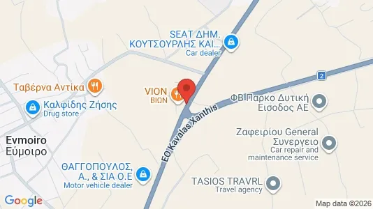 Nieruchomości komercyjne Na sprzedaż i Avdira - kort over placeringen