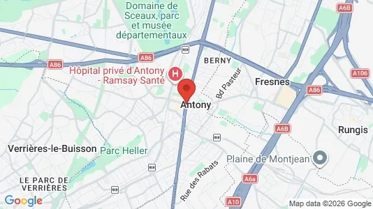 Lokaler til leje i Antony - Foto fra Google Street View