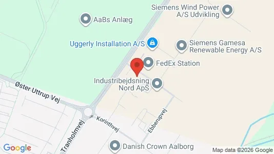 Varastot Vuokrattavana i Aalborg Øst - Kuva Google Street Viewstä