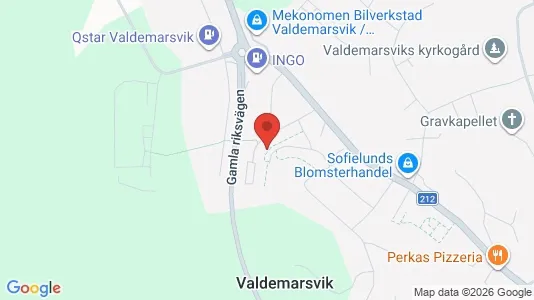 Nieruchomości komercyjne Na sprzedaż i Valdemarsvik - kort over placeringen