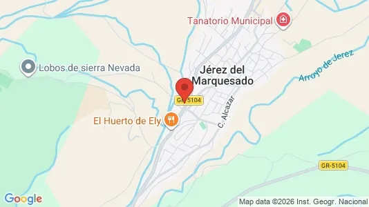 Commercial properties for sale i Jerez del Marquesado - kort over placeringen