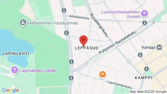 Büros zur Miete i Helsinki Eteläinen - kort over placeringen
