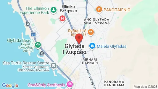 Shops for rent i Glyfada - Photo from Google Street View