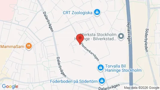 Gewerbeflächen zur Miete i Haninge – Foto von Google Street View