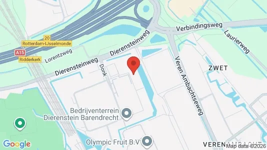 Coworking spaces for rent i Barendrecht - kort over placeringen