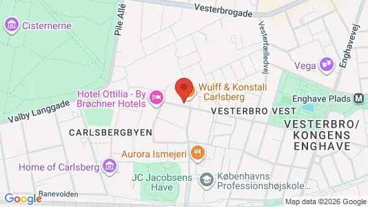 Kontorer til leie i Vesterbro – Bilde fra Google Street View