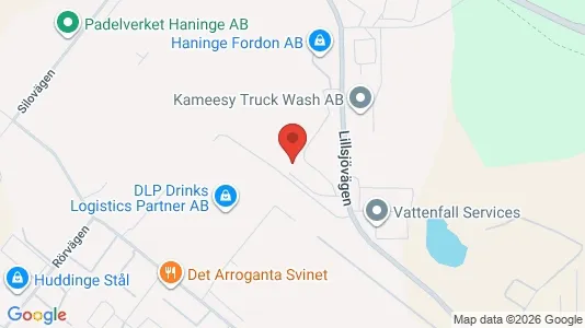 Værkstedslokaler til leje i Haninge - Foto fra Google Street View