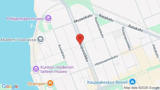 Nieruchomości komercyjne Na sprzedaż i Vaasa - kort over placeringen