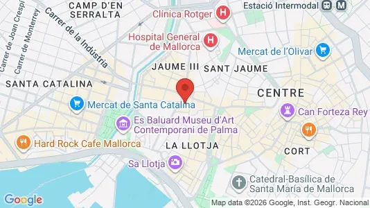Gewerbeflächen zur Miete i Palma de Mallorca - kort over placeringen