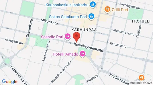 Büros zur Miete i Pori – Foto von Google Street View