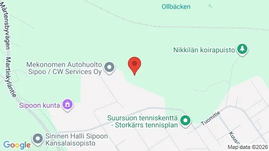 Verkstedhaller til leie i Sipoo – Bilde fra Google Street View