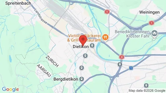 Gewerbeflächen zur Miete i Dietikon – Foto von Google Street View