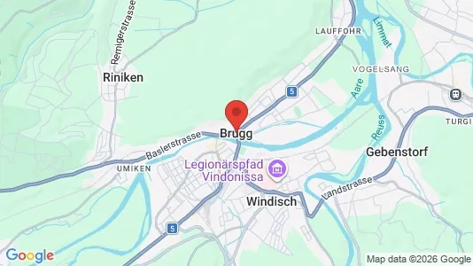 Bedrijfsruimtes te huur i Brugg - Foto uit Google Street View