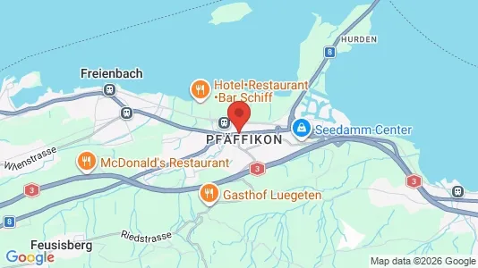 Liikekiinteistöt Vuokrattavana i Pfäffikon - Kuva Google Street Viewstä