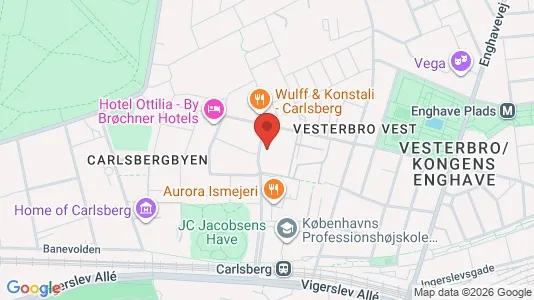 Büros zur Miete i Vesterbro – Foto von Google Street View