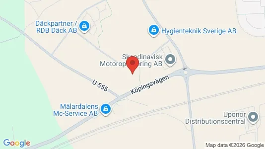 Industrilokaler för uthyrning i Västerås – Foto från Google Street View