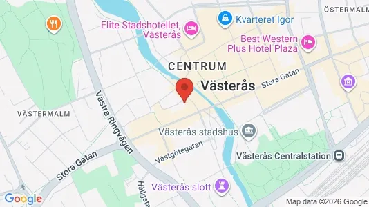 Gewerbeflächen zur Miete i Västerås – Foto von Google Street View