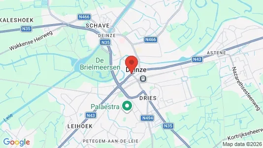 Büros zur Miete i Deinze – Foto von Google Street View