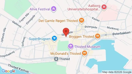 Liikekiinteistöt Myynnissä i Thisted - Kuva Google Street Viewstä