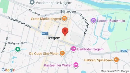 Liikekiinteistöt Vuokrattavana i Izegem - Kuva Google Street Viewstä