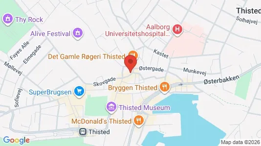 Toimistotilat Myynnissä i Thisted - Kuva Google Street Viewstä