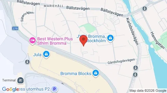 Företagslokaler för uthyrning i Västerort - kort over placeringen