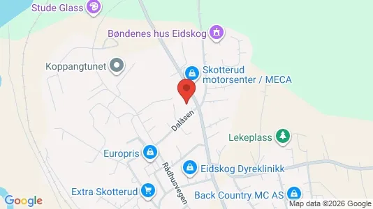 Industrial properties for sale i Eidskog - kort over placeringen