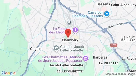 Gewerbeflächen zur Miete i Chambéry – Foto von Google Street View
