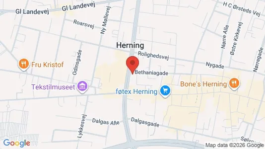 Kontorlokaler til leje i Herning - Foto fra Google Street View