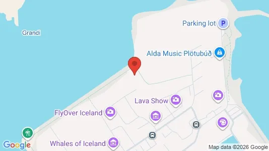 Office spaces for rent i Reykjavík Miðborg - kort over placeringen